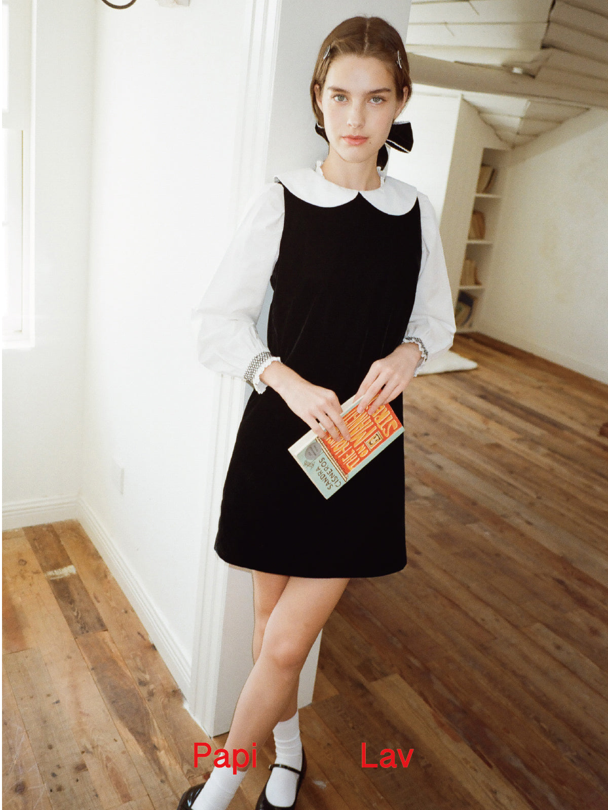 BLACK PHOEBE MINI DRESS