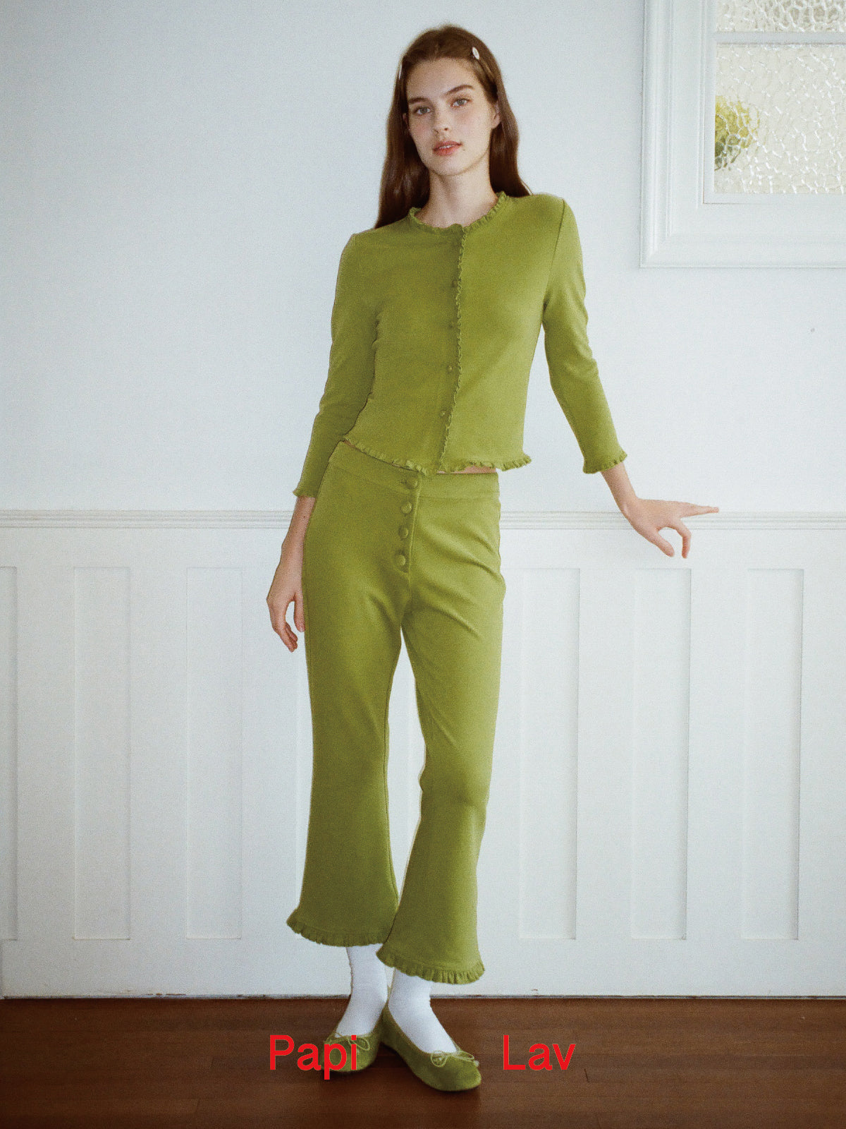 GREEN LUCINDA PANTS