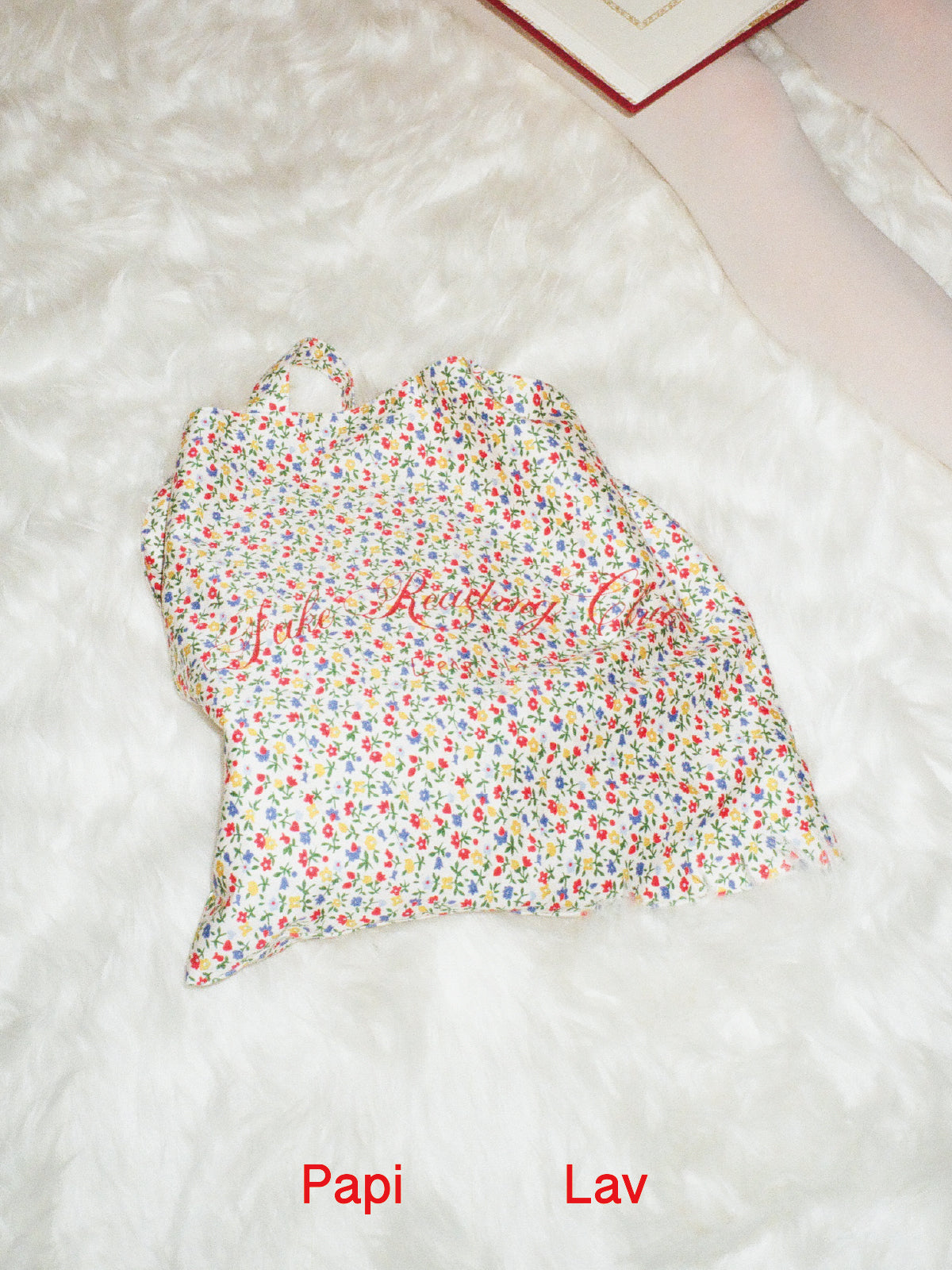FLORAL PRINT ZONE-OUT BAG