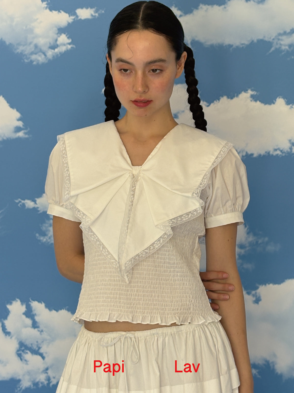 WHITE ORIGAMI SHIRT