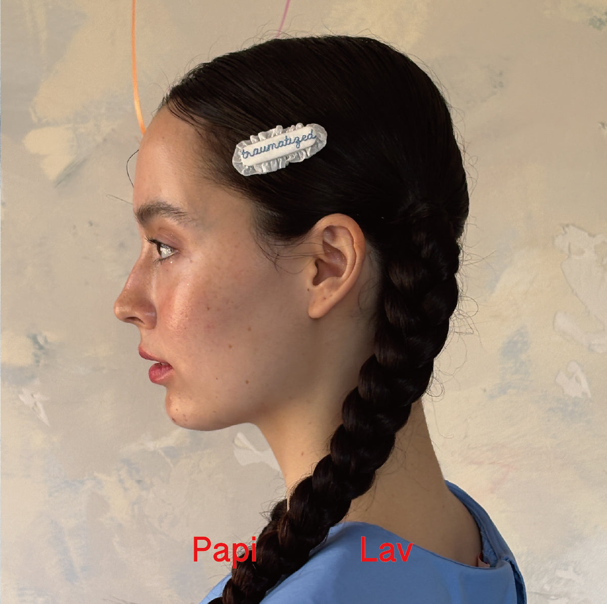 BLUE TRAUMA HAIRCLIP