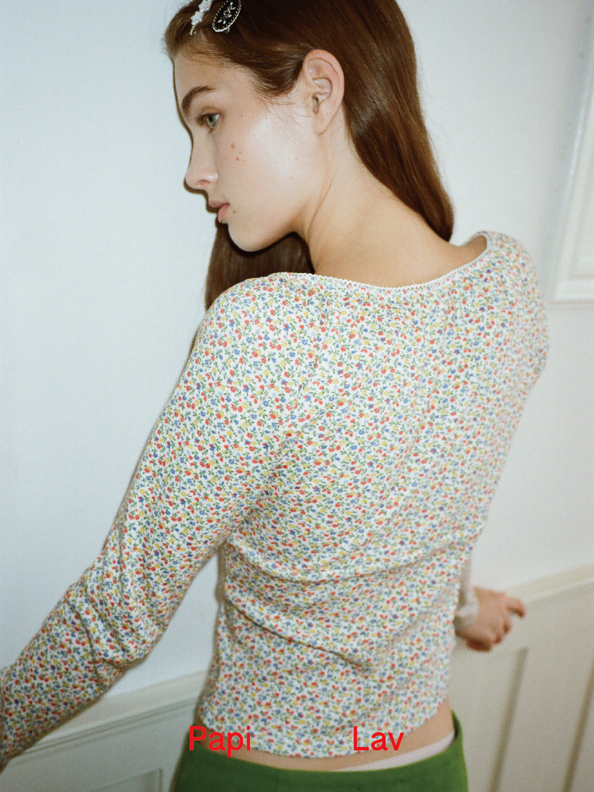 FLORAL PRINT WELL-EDUCATED TOP