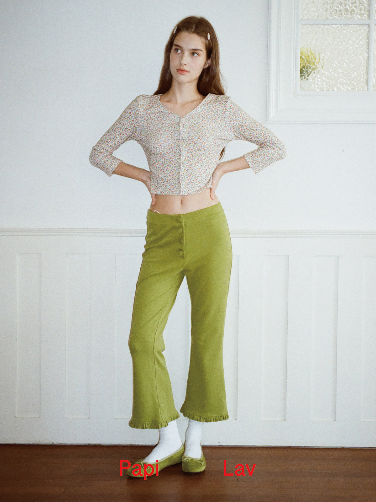 GREEN LUCINDA PANTS