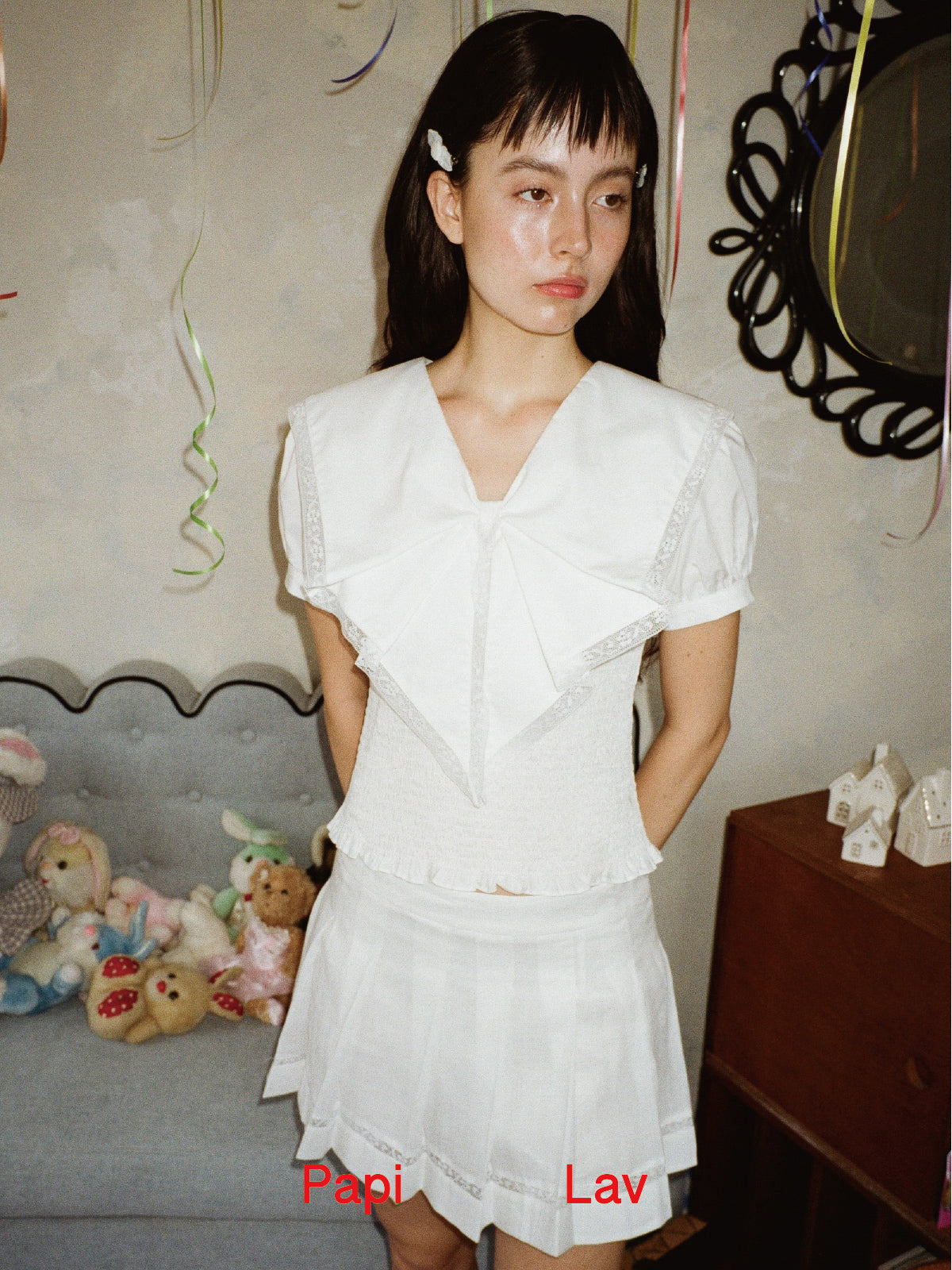WHITE ORIGAMI SHIRT