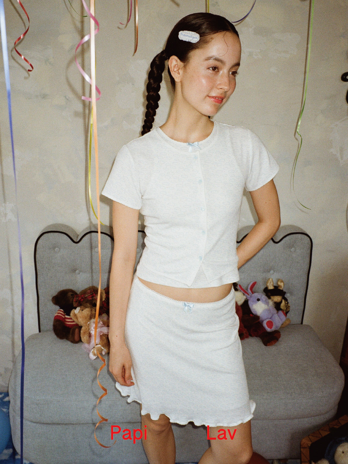 CLOUD PRINT CLOUD SKIRT