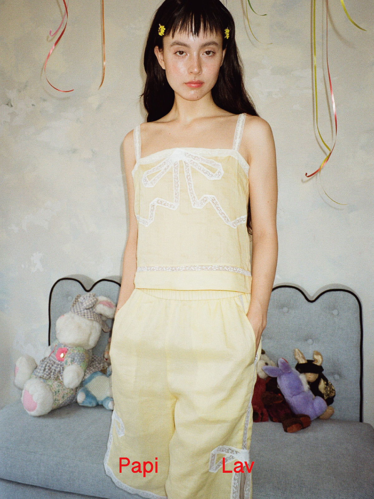 YELLOW BELLA MIDDLE PANTS