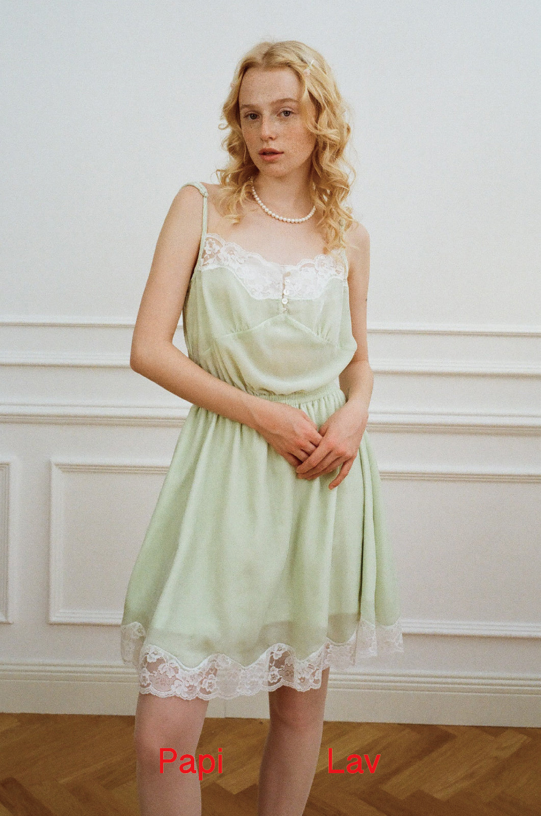 LIGHT GREEN AMBIGUOUS DRESS