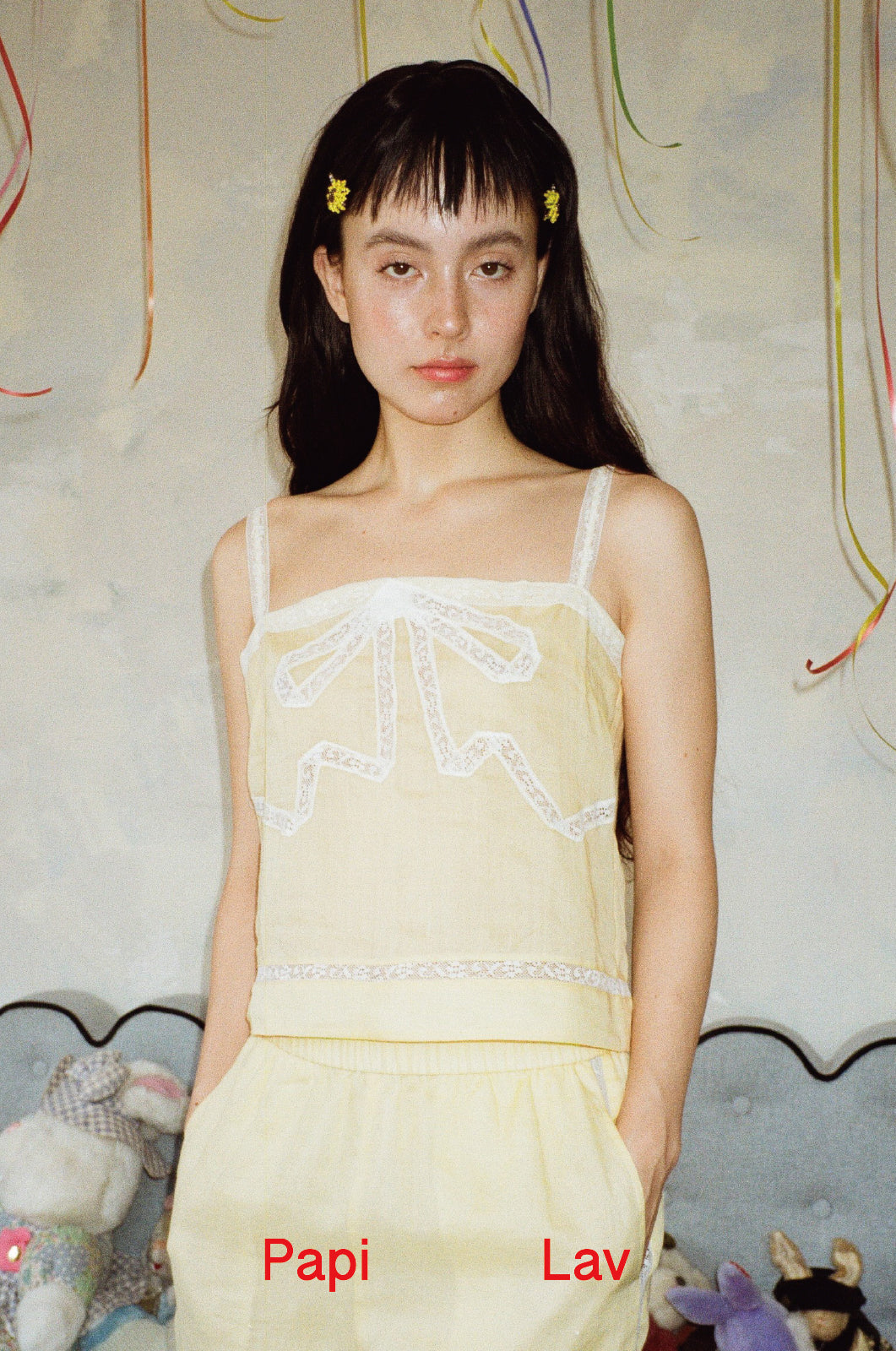 YELLOW BELLA BOW TOP