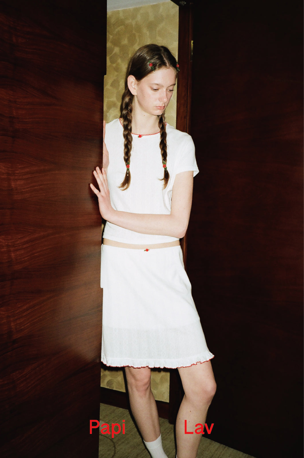 White Breezy Top + Skirt Set