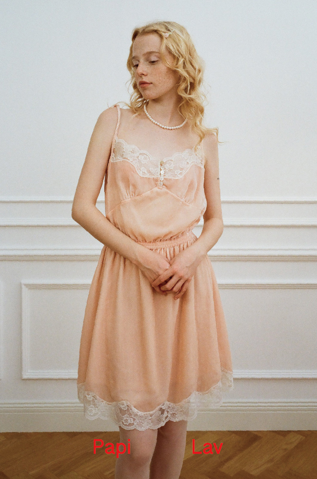 LIGHT CORAL AMBIGUOUS DRESS