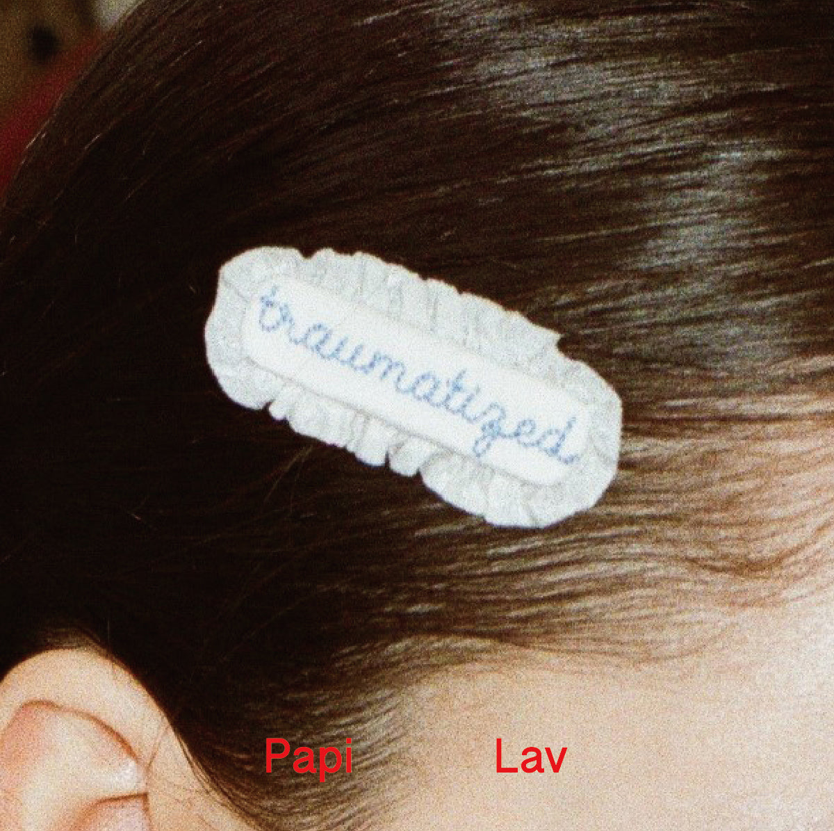 BLUE TRAUMA HAIRCLIP