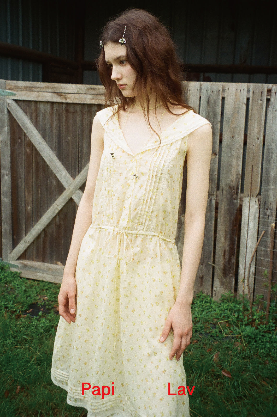 YELLOW BOUQUET DRESS