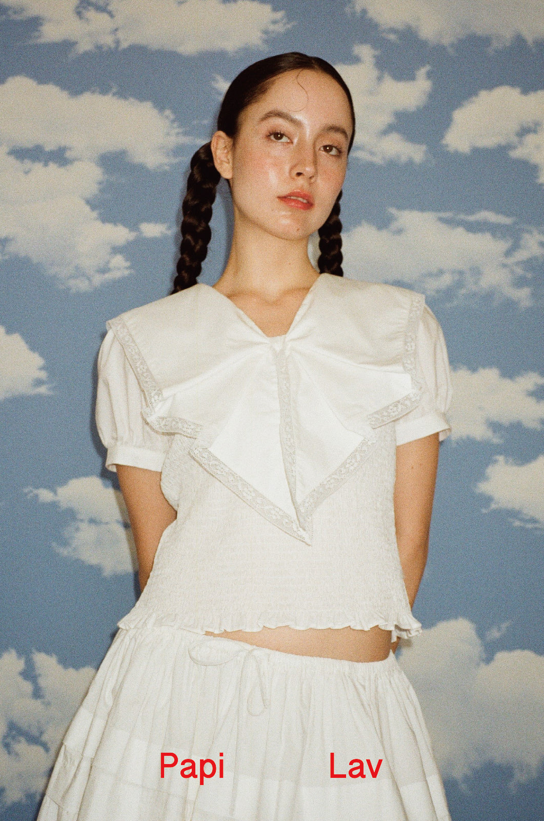 WHITE ORIGAMI SHIRT