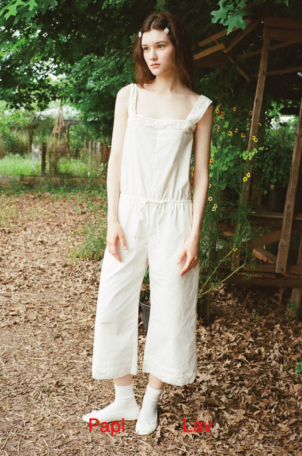 WHITE TRUTH DUNGAREES