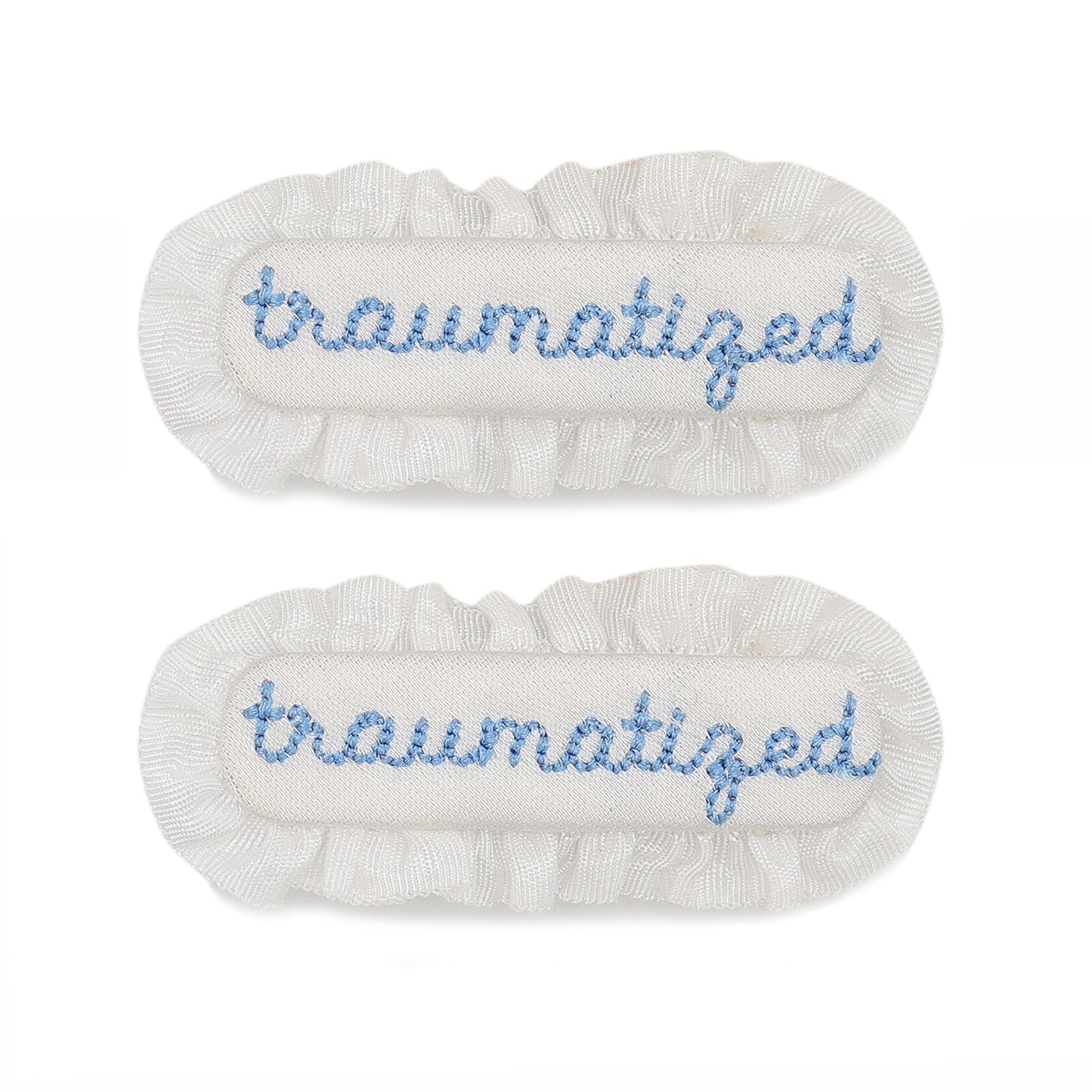 BLUE TRAUMA HAIRCLIP