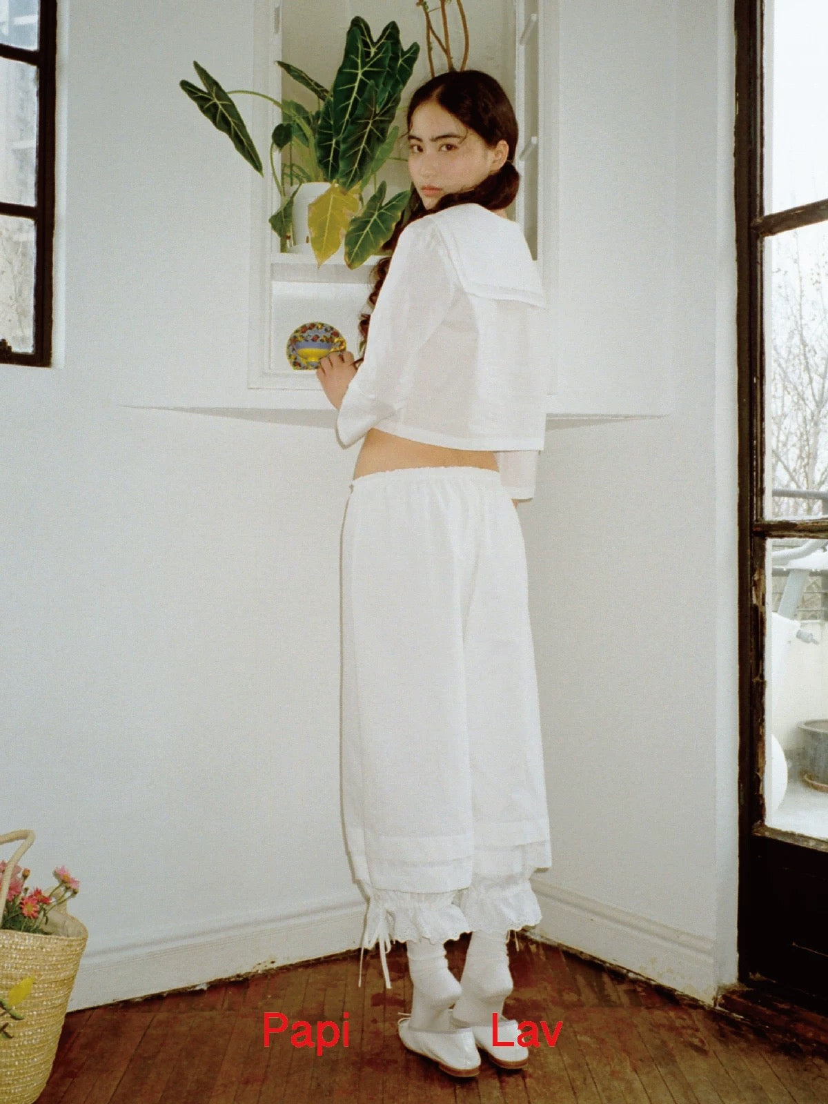 White Kristina Pants