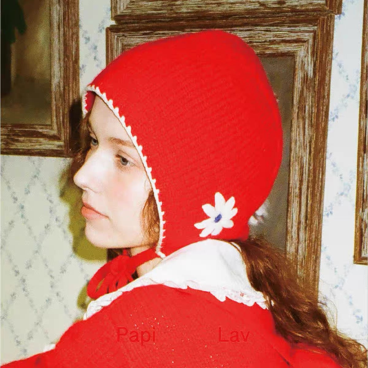 RED GRANNY HAT