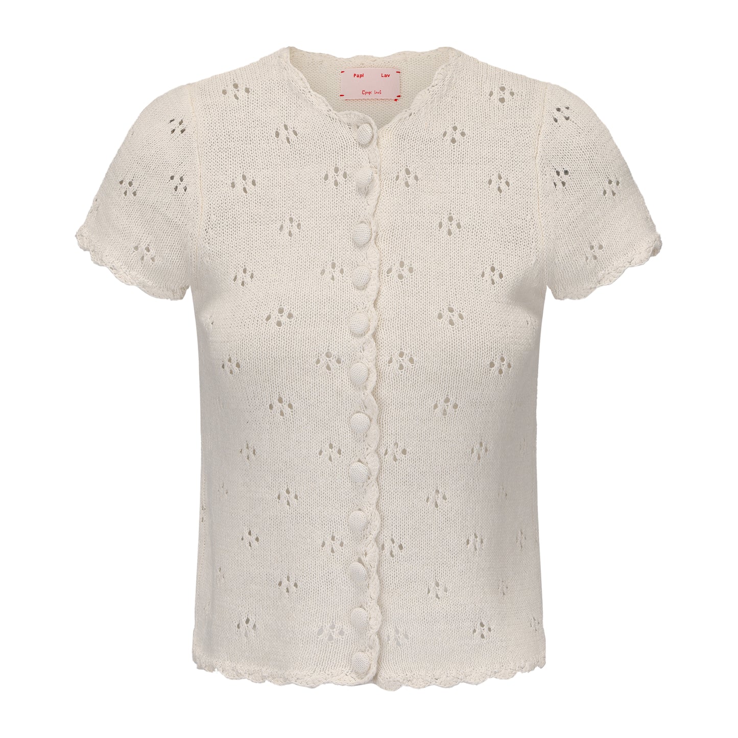 BEIGE DEMURE TOP