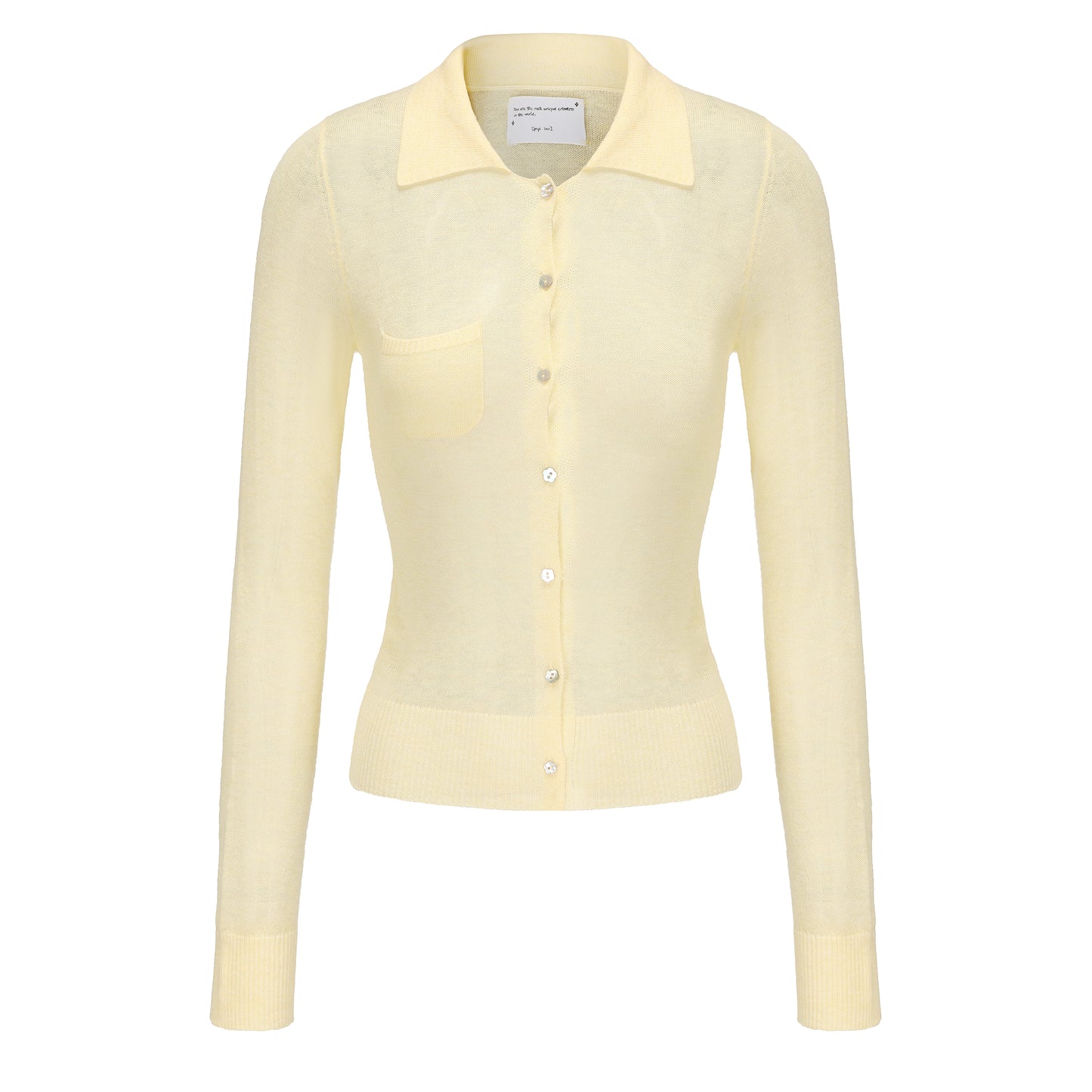 YELLOW ELSA KNIT SHIRT