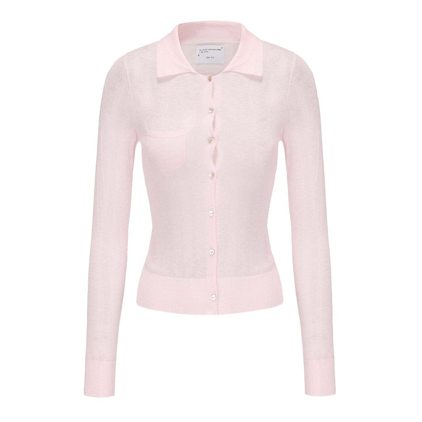 PINK ELSA KNIT SHIRT