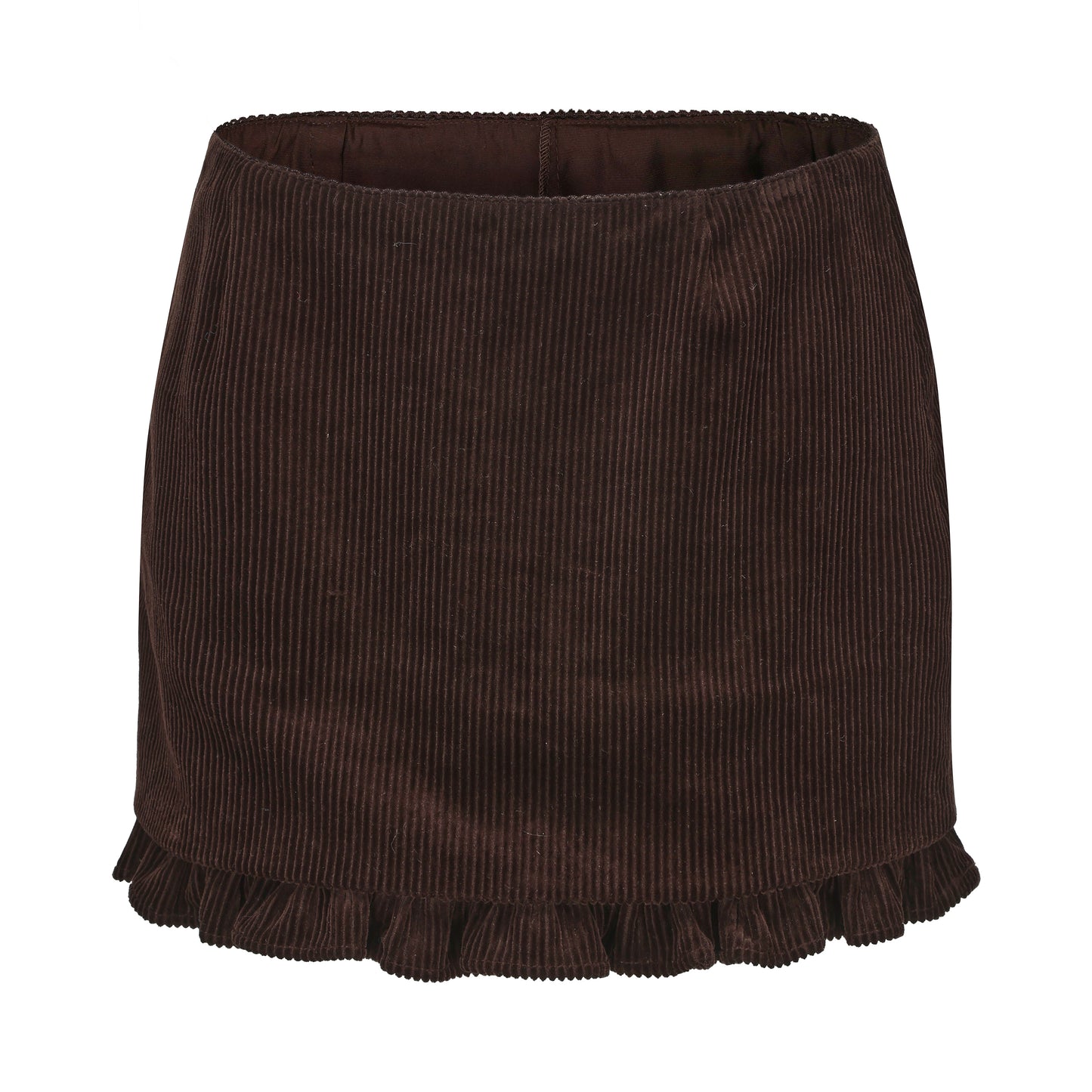 BROWN EMILY MINI SKIRT