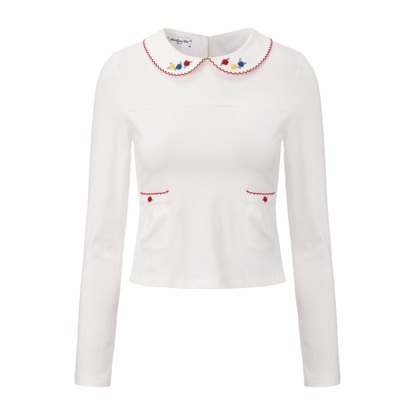 WHITE ANTIQUE JERSEY TOP