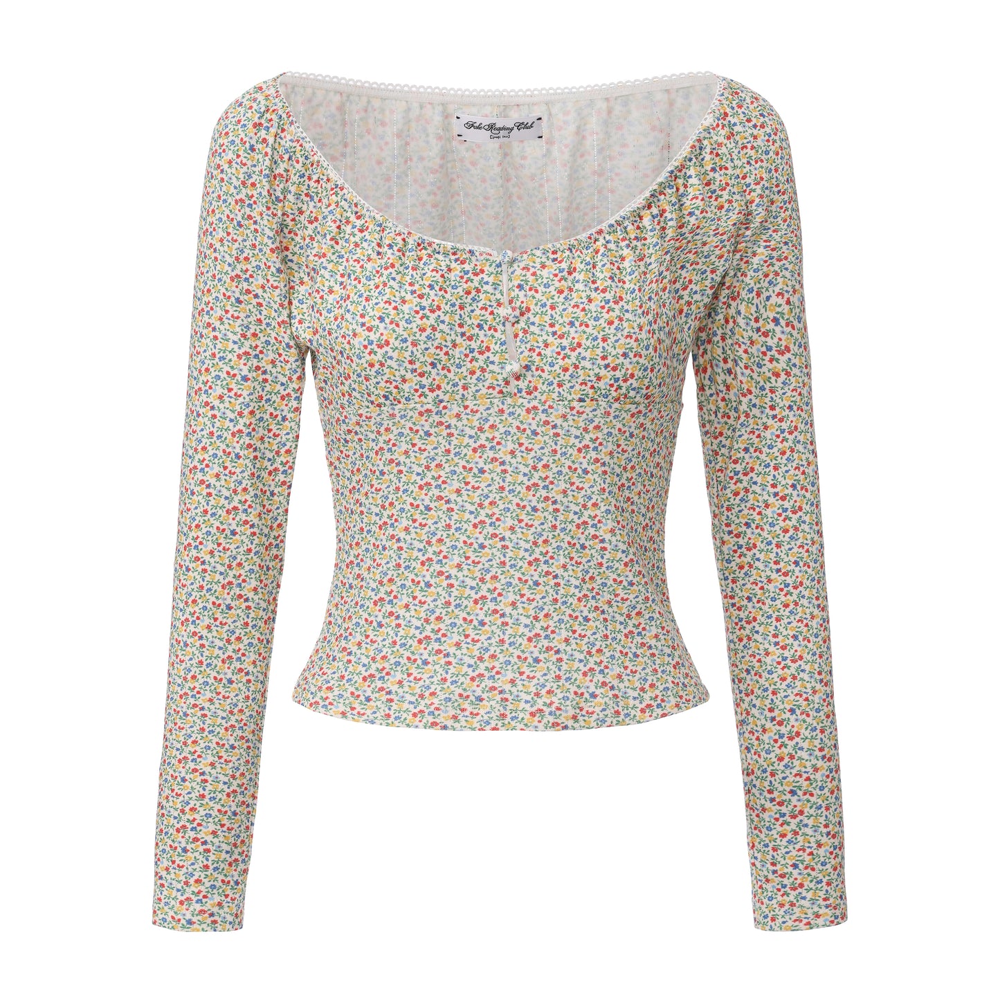 FLORAL PRINT WELL-EDUCATED TOP