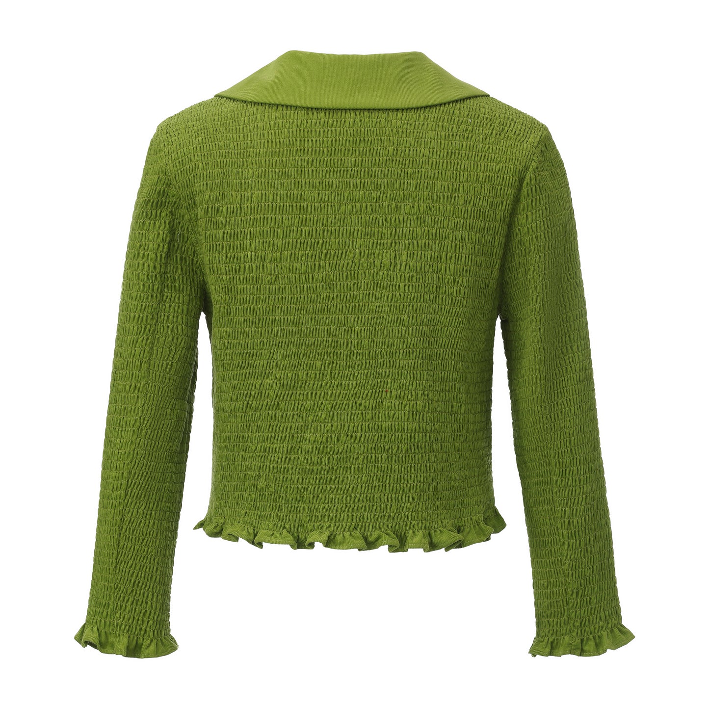 GREEN MATILDA POLO SMOCK TOP