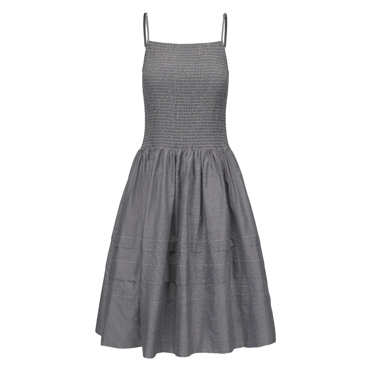 BLACK GINGHAM SYLVIA DRESS