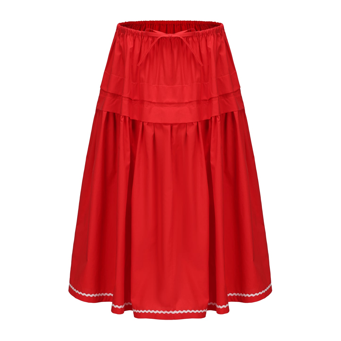 RED ELLIE SKIRT
