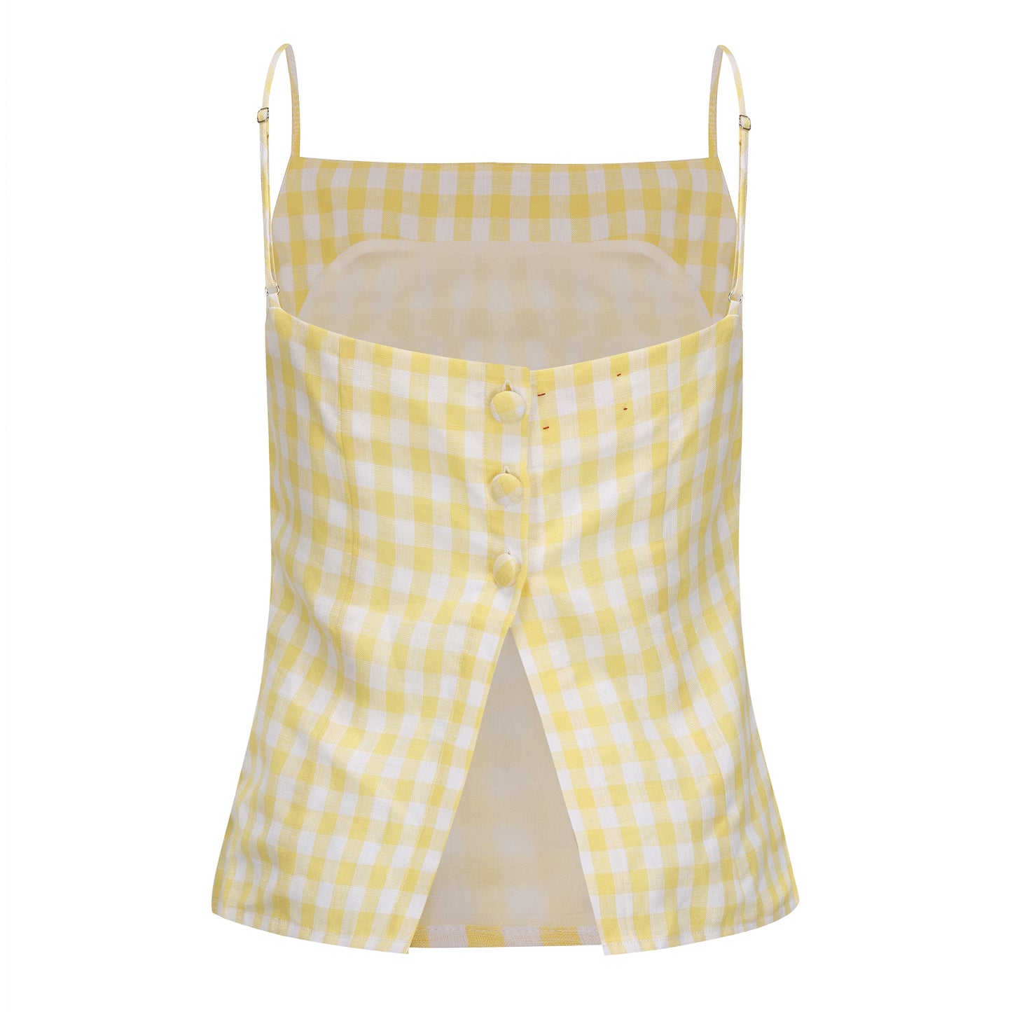 YELLOW GINGHAM SALLY TOP