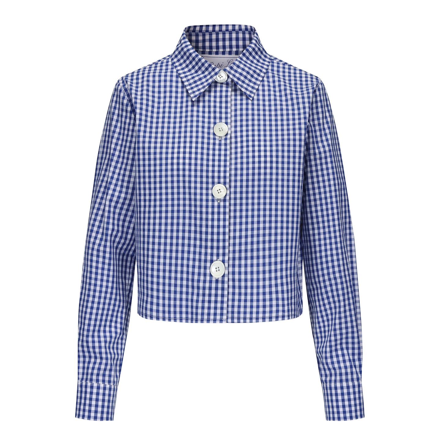 BLUE GINGHAM LOVELY SHIRT