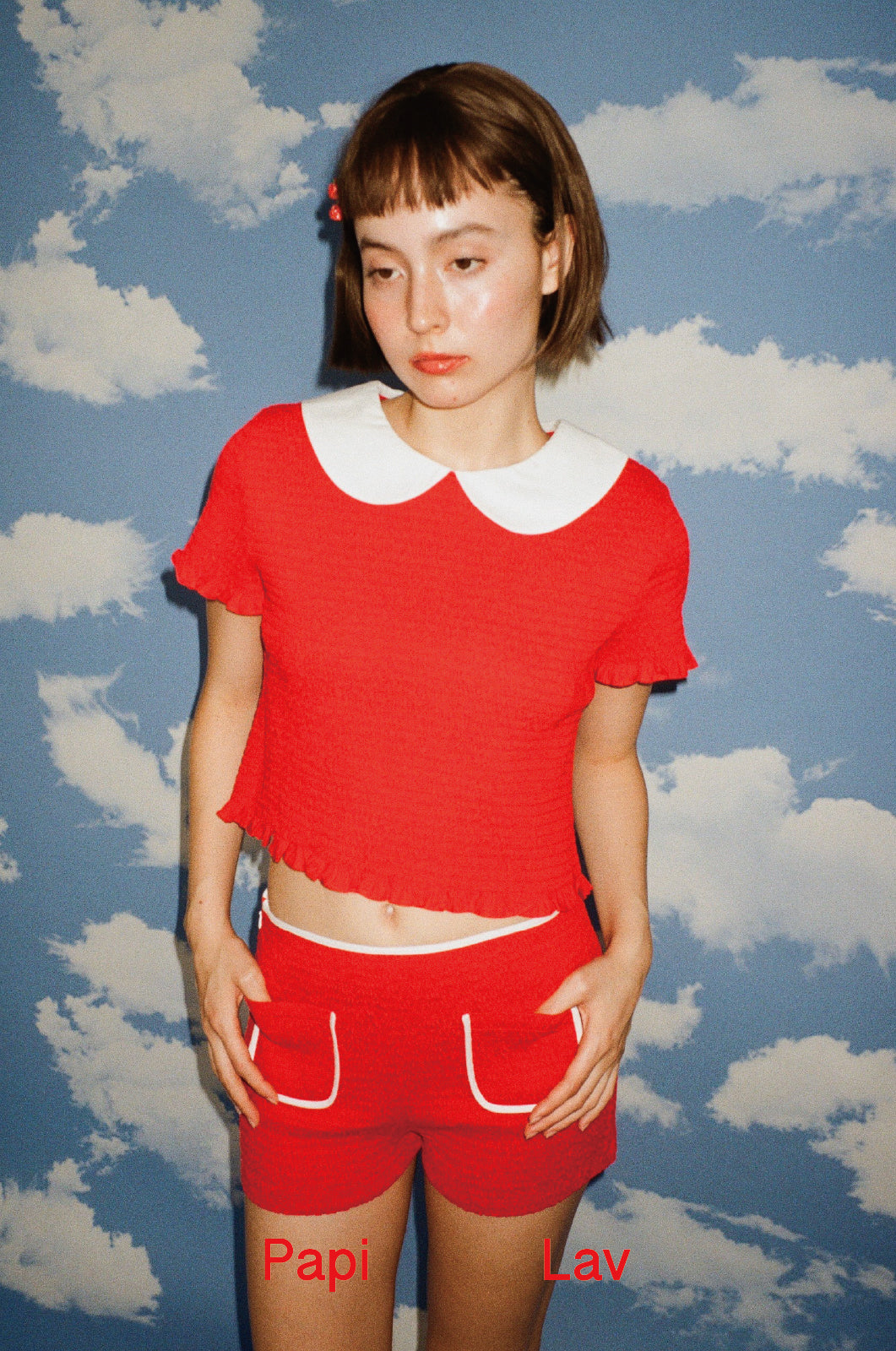 RED GRIGGLE SMOCK SHIRT