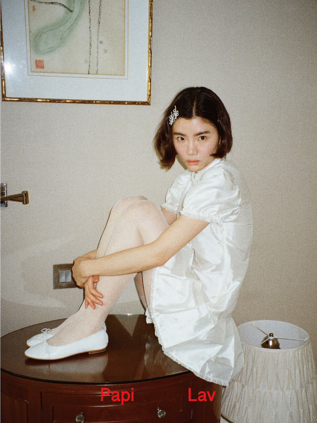 WHITE CALL-ME DRESS