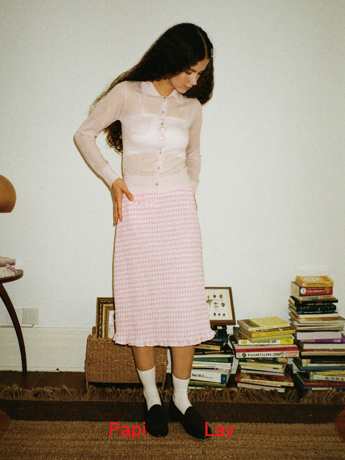 PINK ELSA KNIT SHIRT