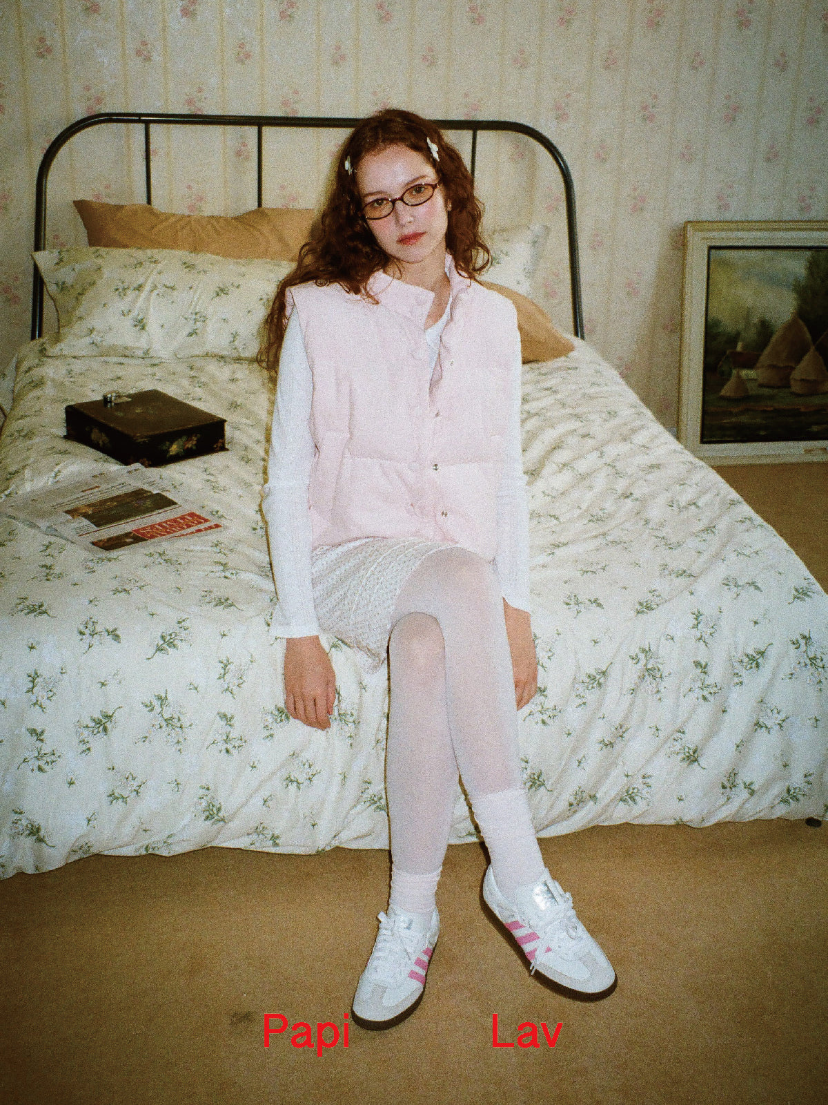 PINK GRANDMA'S VEST