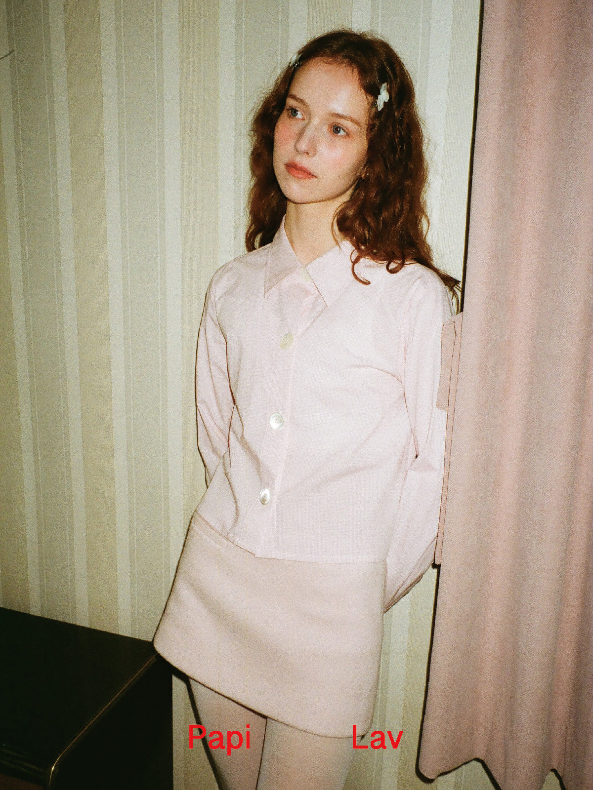 PINK GINGHAM LOVELY SHIRT