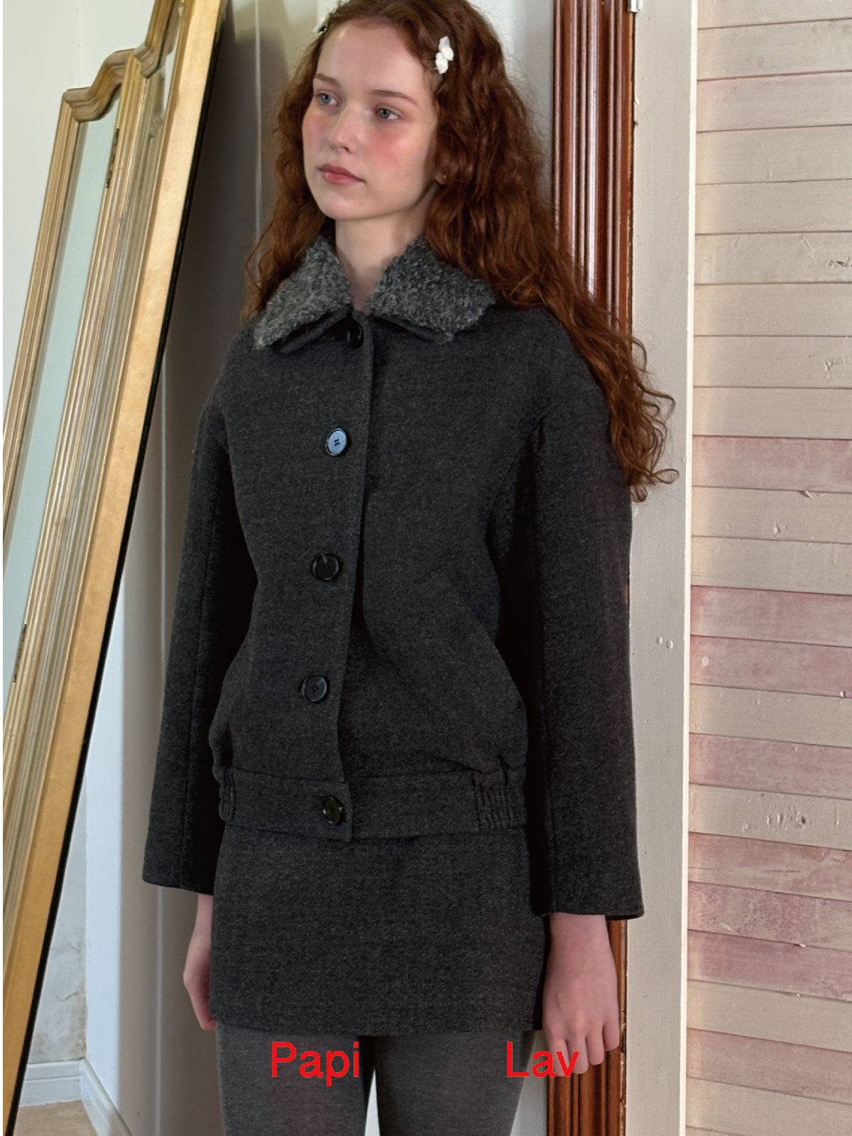 GREY WARMY JACKET