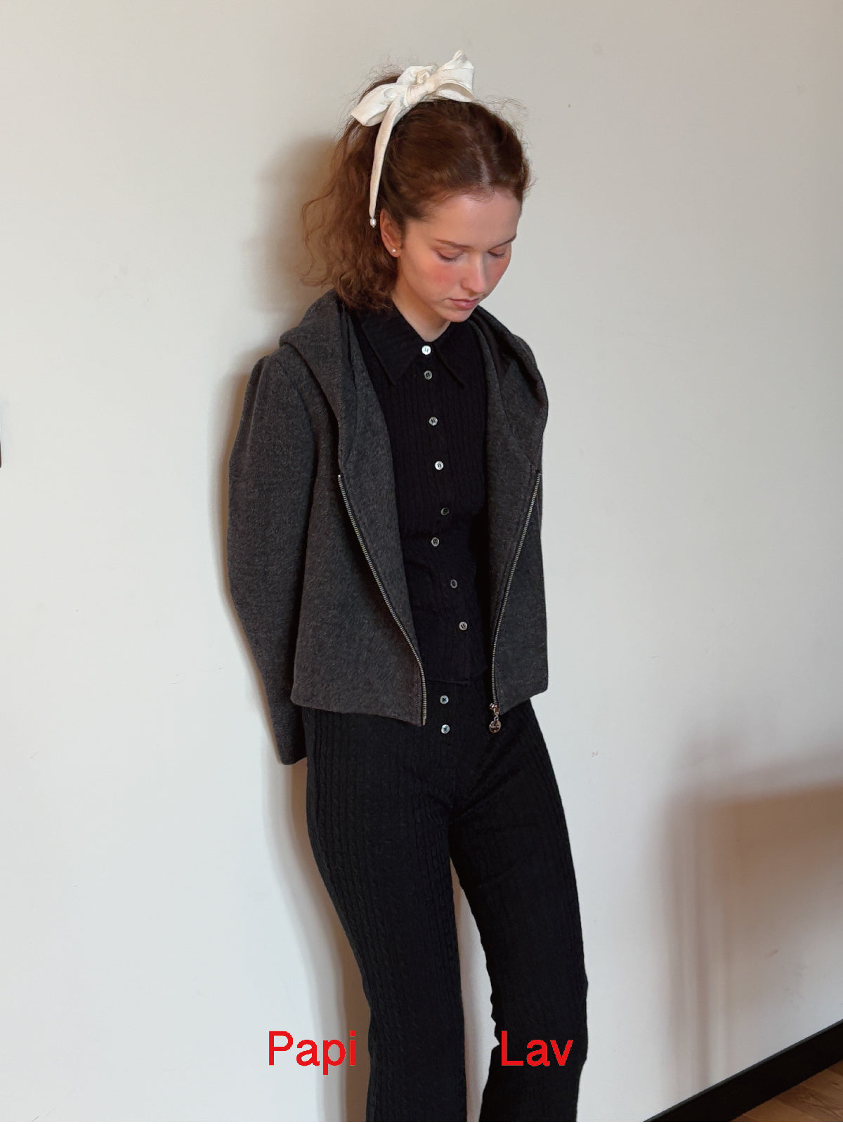 GREY NIENIE JACKET