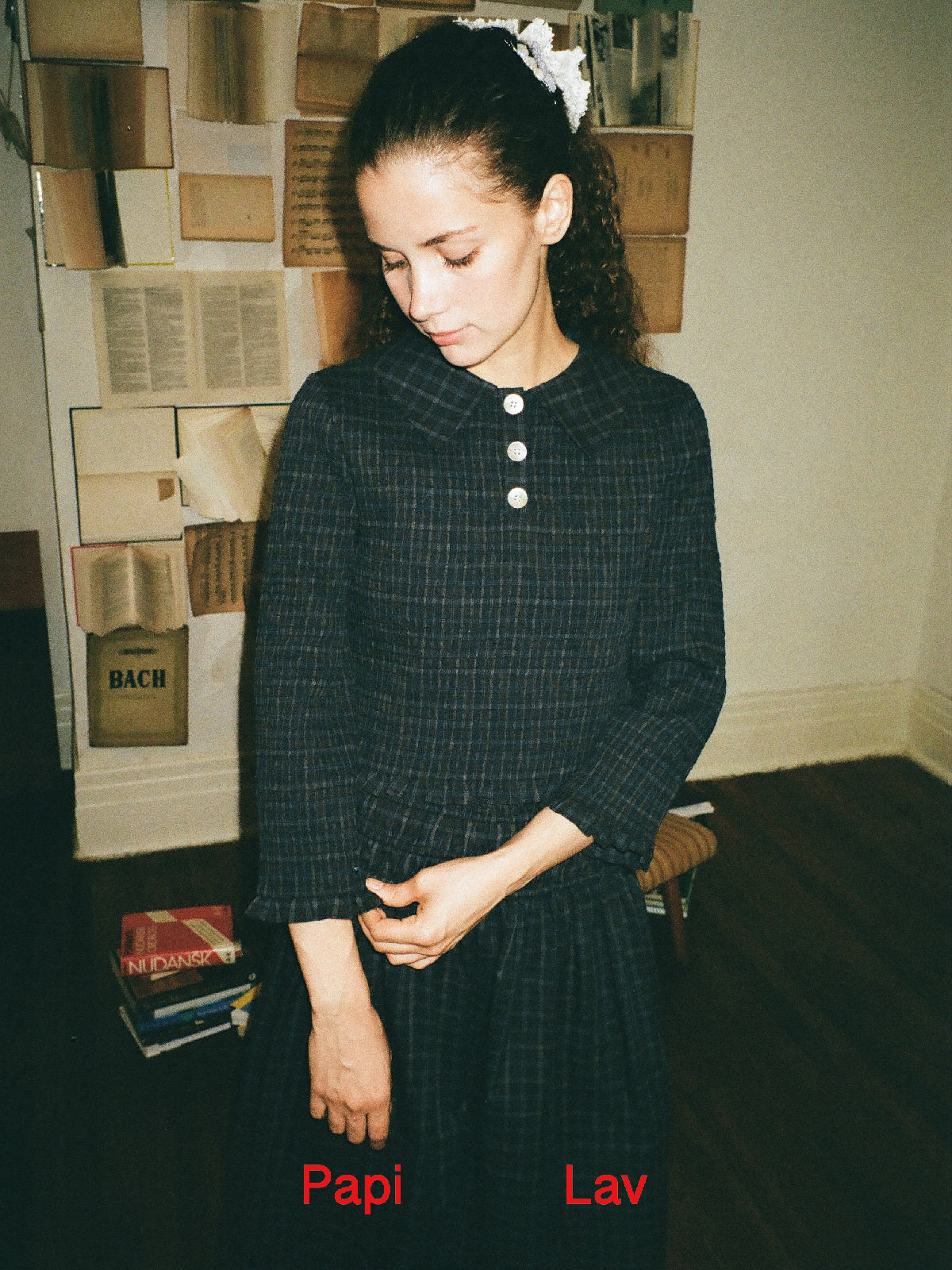 AEGEAN CHECK DOROTHY POLO SHIRT