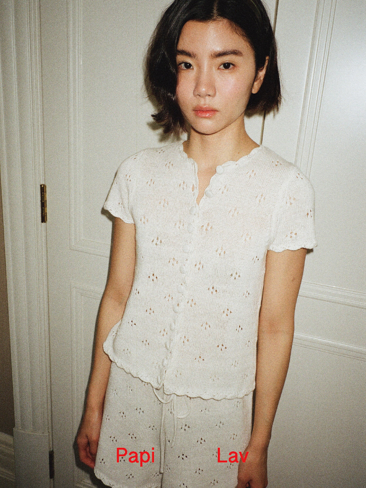 BEIGE DEMURE TOP