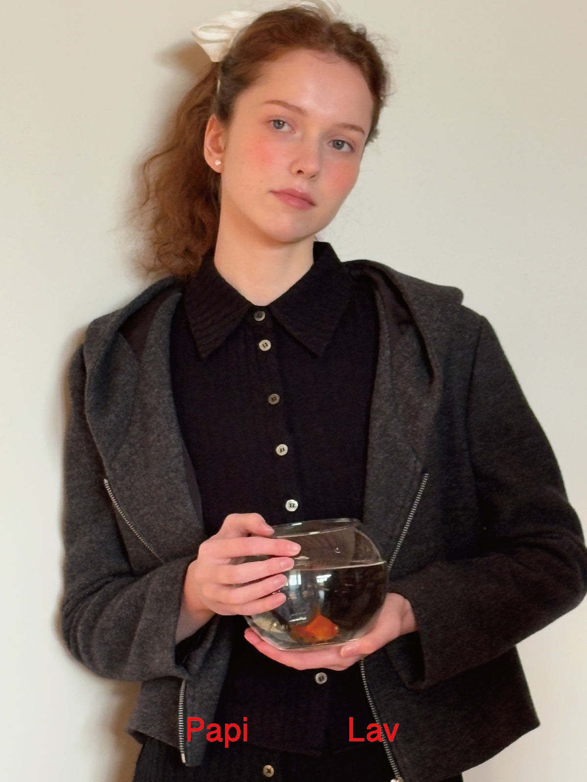 GREY NIENIE JACKET