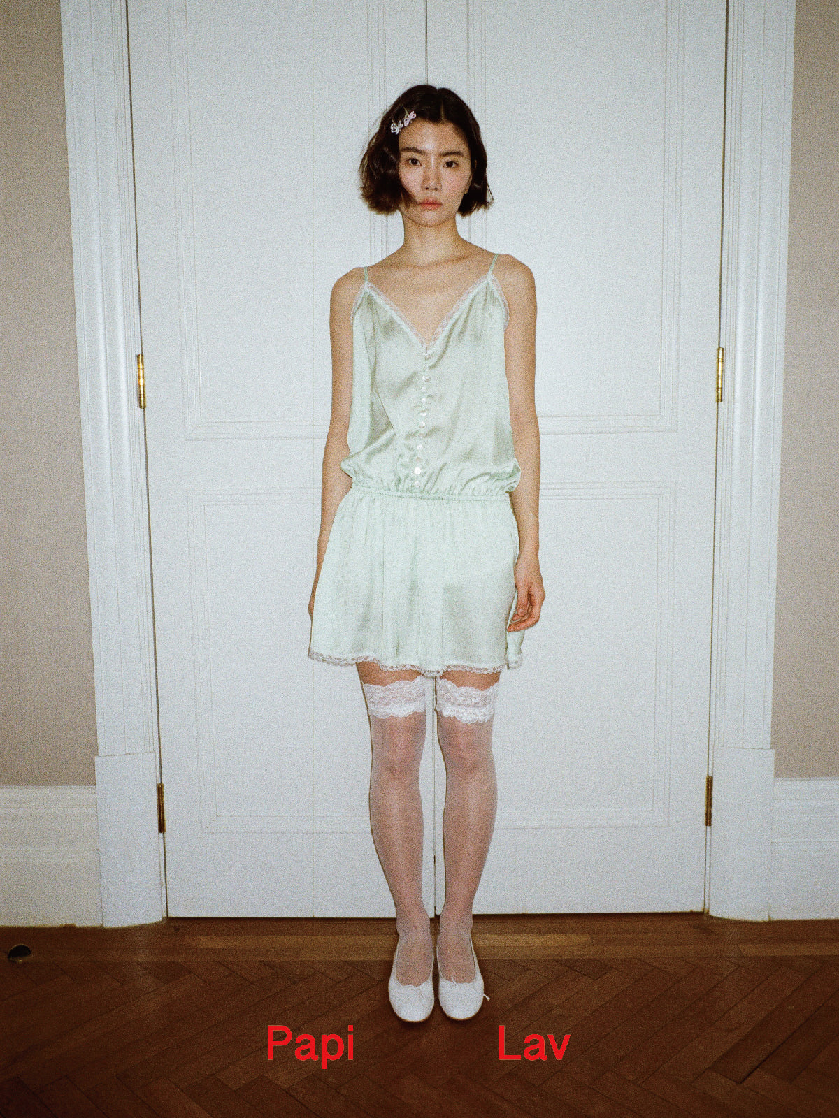 GREEN FLORAL PRINT FIZZLING DRESS