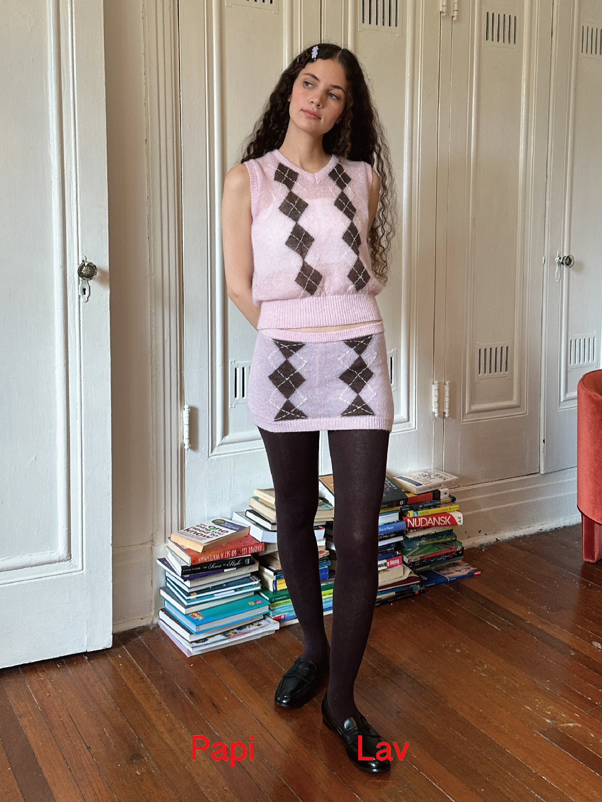 PINK STRAIGHT-A STUDENT SKIRT