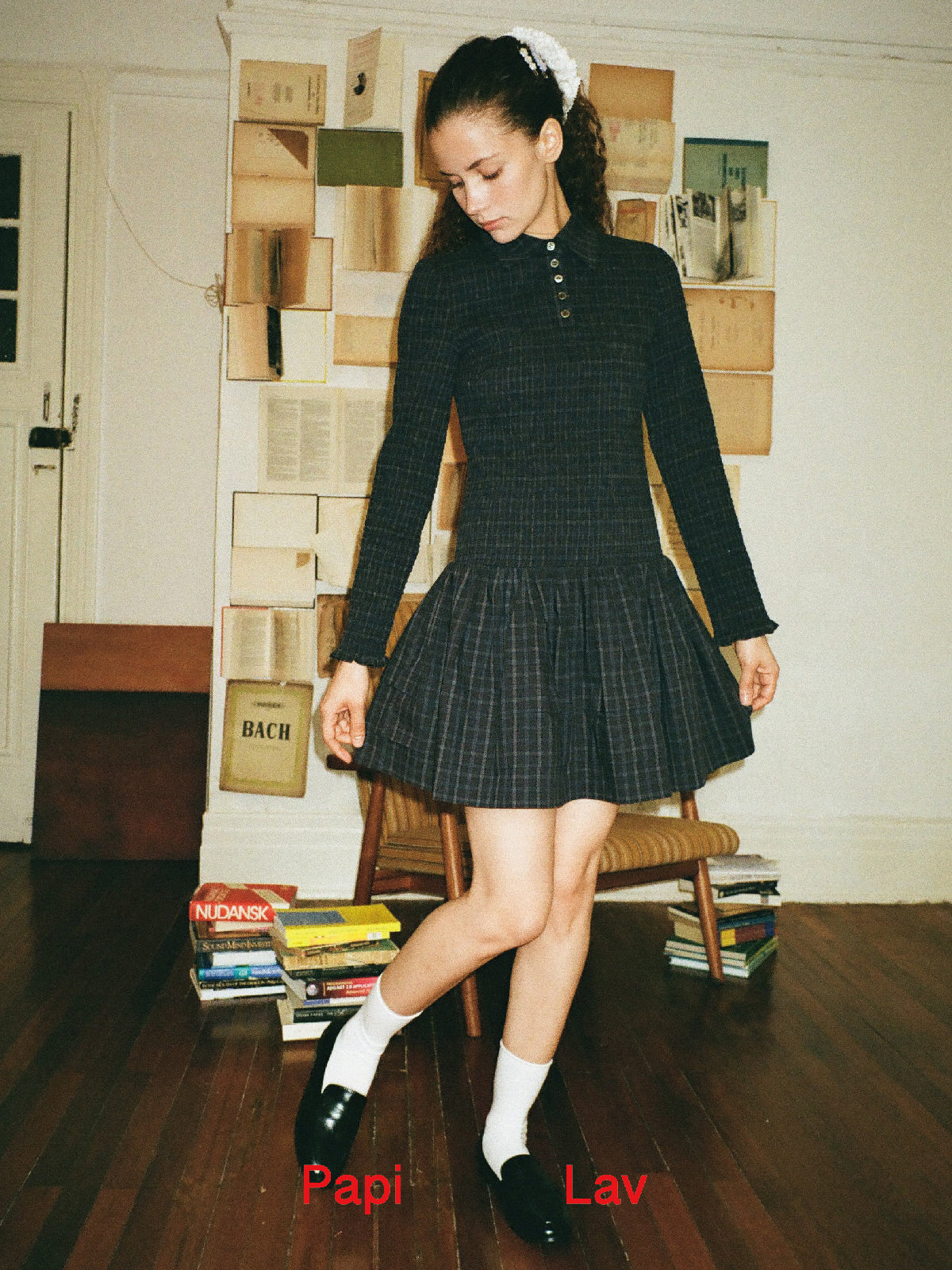 GROGERIA SMOCK SHIRT DRESS