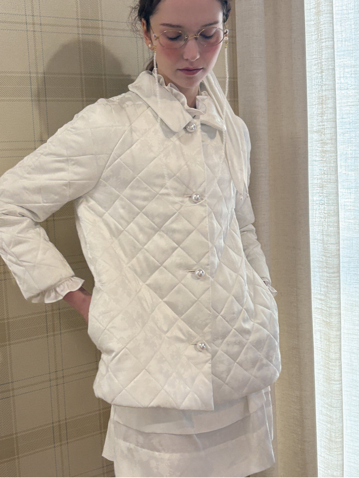 PEARLY PADDED COAT