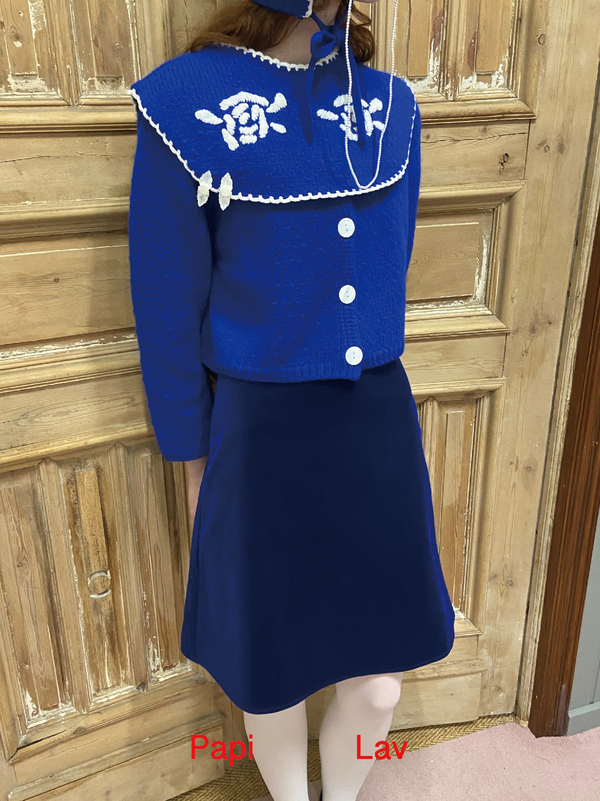 BLUE GRANNY CARDIGAN