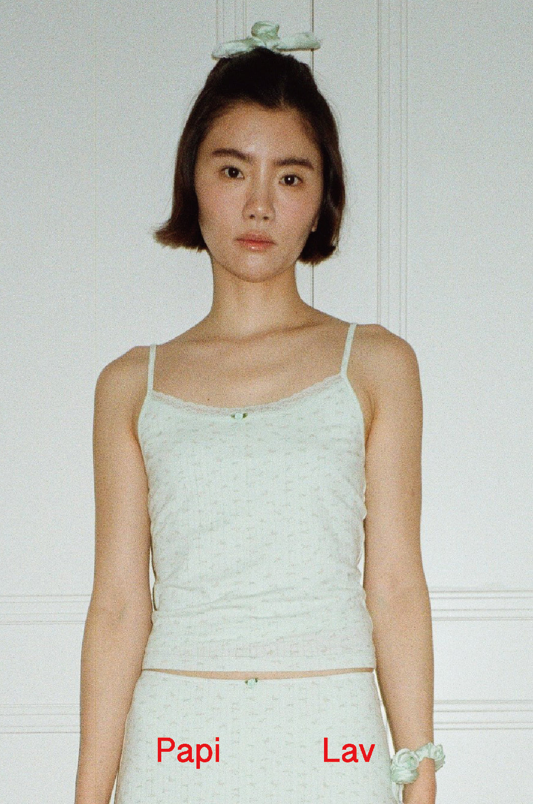 GREEN FLORAL PRINT ROSY TANK TOP