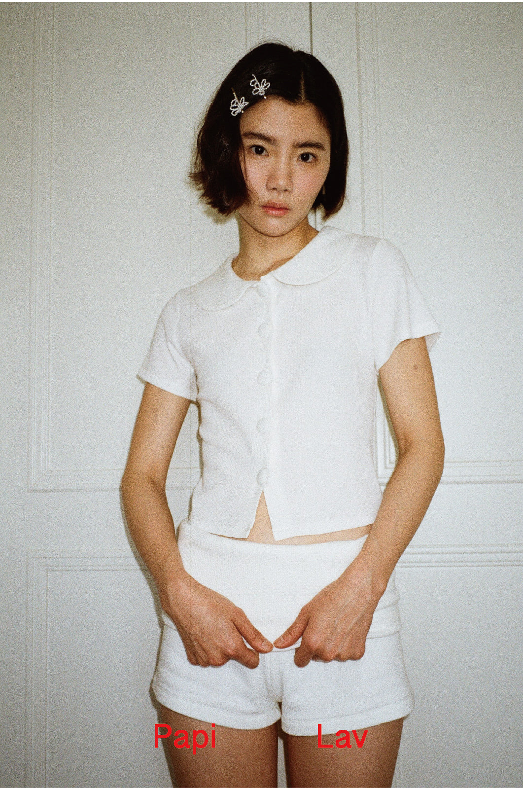 WHITE RIZZ SHIRT