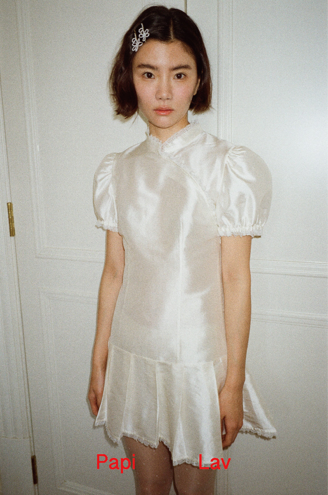 WHITE CALL-ME DRESS
